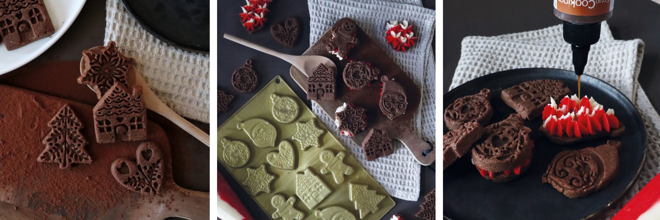 Recette biscuits de Noël glaçage façon sucre d'orge déco - ScrapCooking